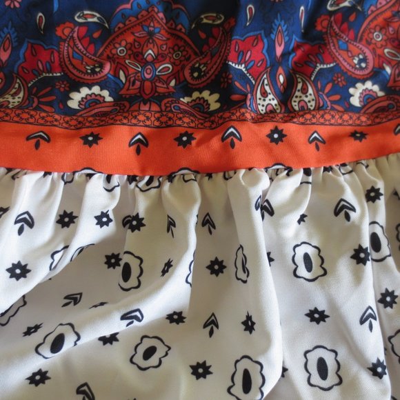 4/$14 NWT girls PAISLEY party DINNER boho DRESS dance FANCY SIZE 11-12 EASTER - Picture 6 of 8